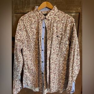 7 Diamonds Lavender Floral Shirt